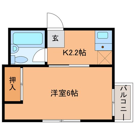 クローバーハウスの物件間取画像